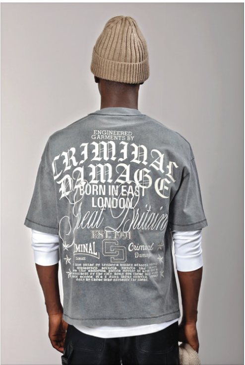 Criminal Damage Logo Mania Tee