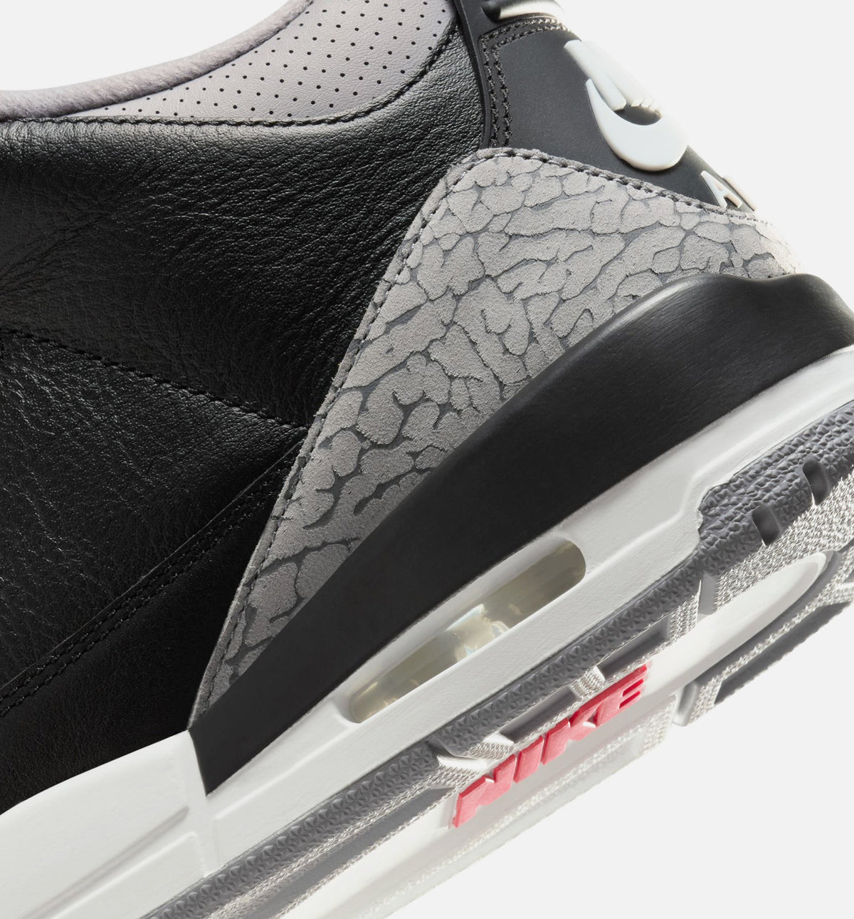 Air Jordan 3 Retro "Black Cement" Men's Shoe – Black/Fire Red/Cement Grey/Summit White