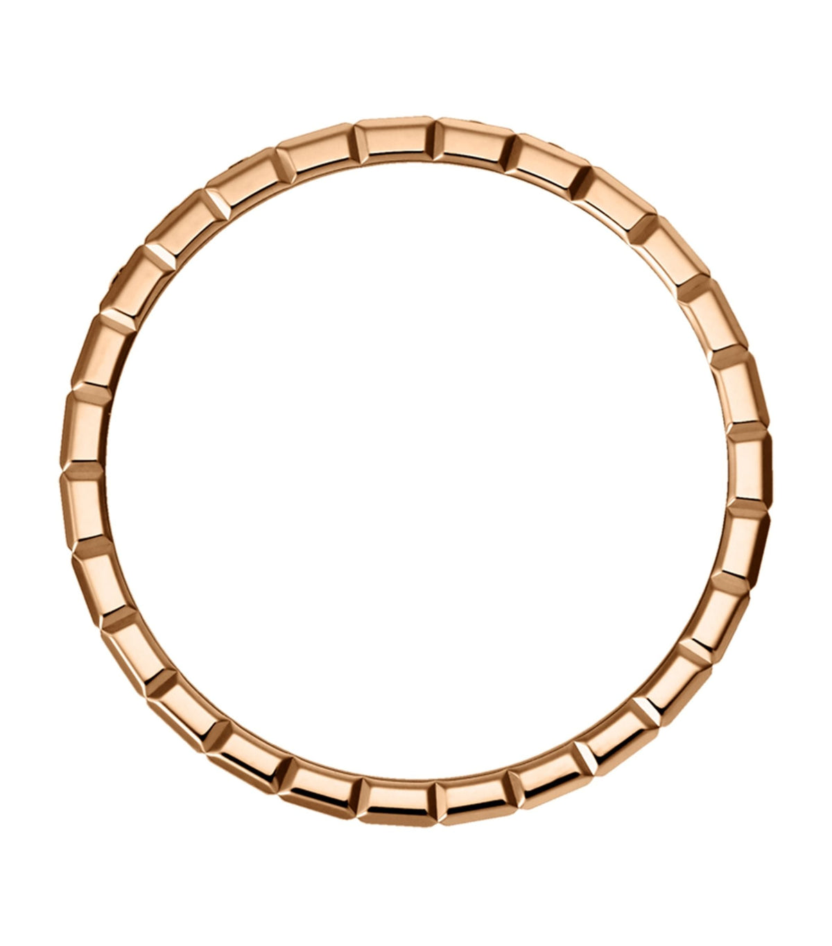 CHOPARD ICE CUBA RING PINK GOLD FULL DIAMOND
