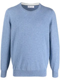 Brunello Cucinelli cashmere sweater with a round neck