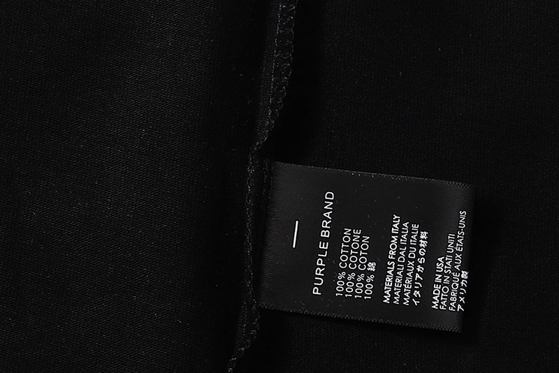 Purple Brand T-Shirt P23 | White & Black