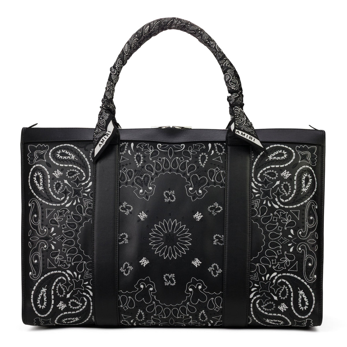 Black Weekender Bandana Bag