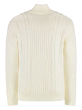 slowear cable-knit button cardigan