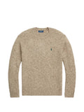 Polo Ralph Lauren logo-embroidered flecked sweater