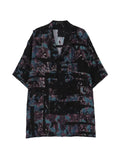 Yohji Yamamoto patterned silk jacket