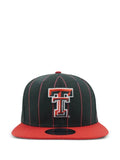 NEW ERA CAP 9FIFTY Texas Tech Red Raiders baseball cap with pinstripes