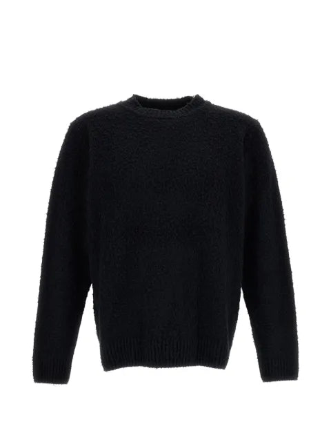 original vintage style brushed-finish crew-neck sweater