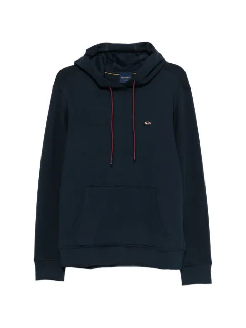 Paul & Shark logo-embroidered drawstring hoodie