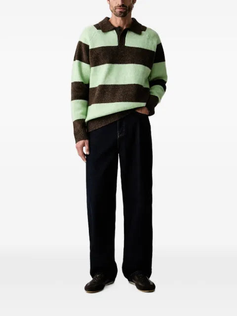 Les Deux striped raglan-sleeve sweater
