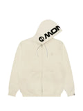 AAPE BY *A BATHING APE® logo-print zip-up hoodie