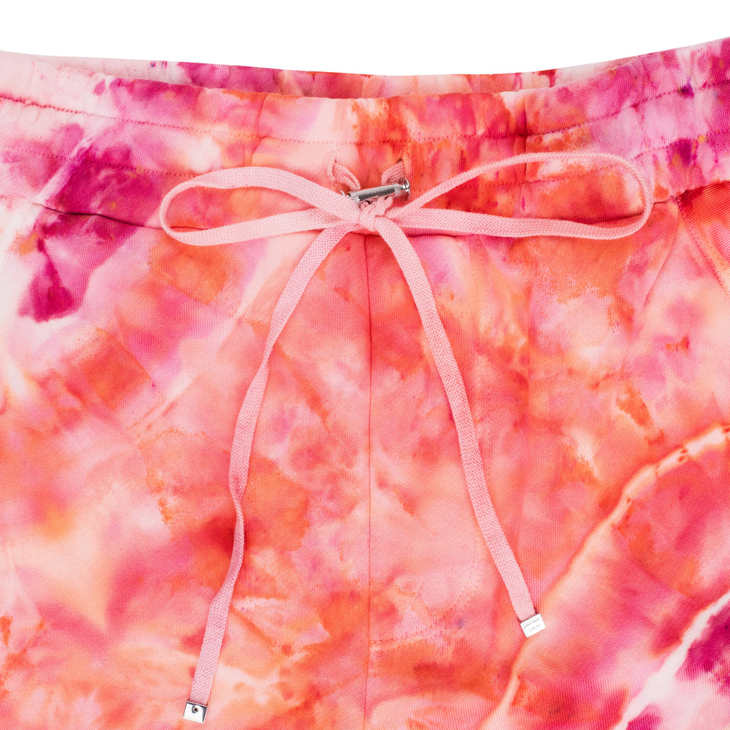 Orange / Pink Tie Dye Ma Sweatshorts