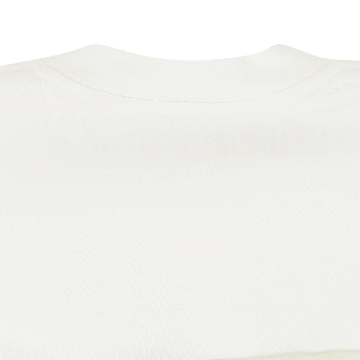 Cream Drop Needle Crewneck