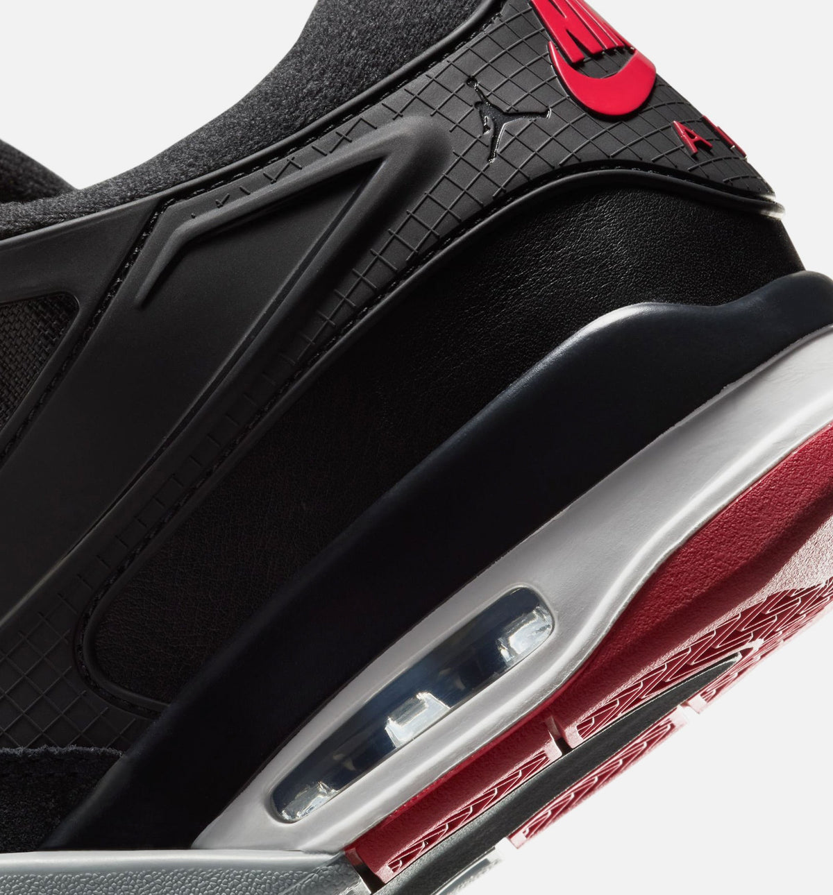 Air Jordan 4 RM Men's – Black/Wolf Grey/White/Varsity Red