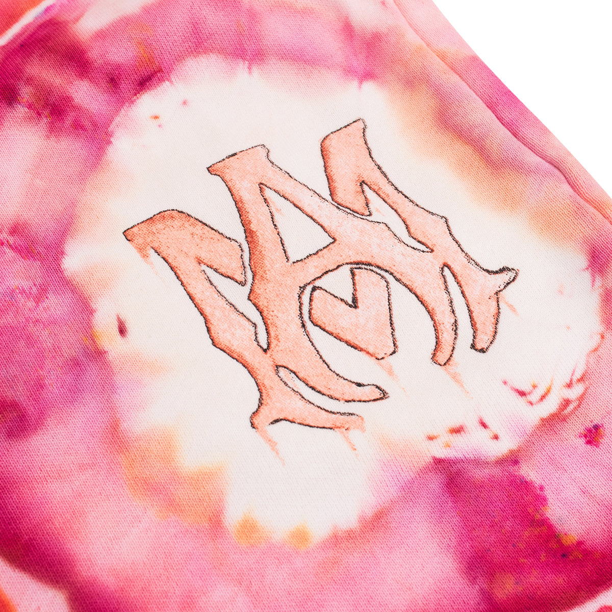 Orange / Pink Tie Dye Ma Sweatshorts