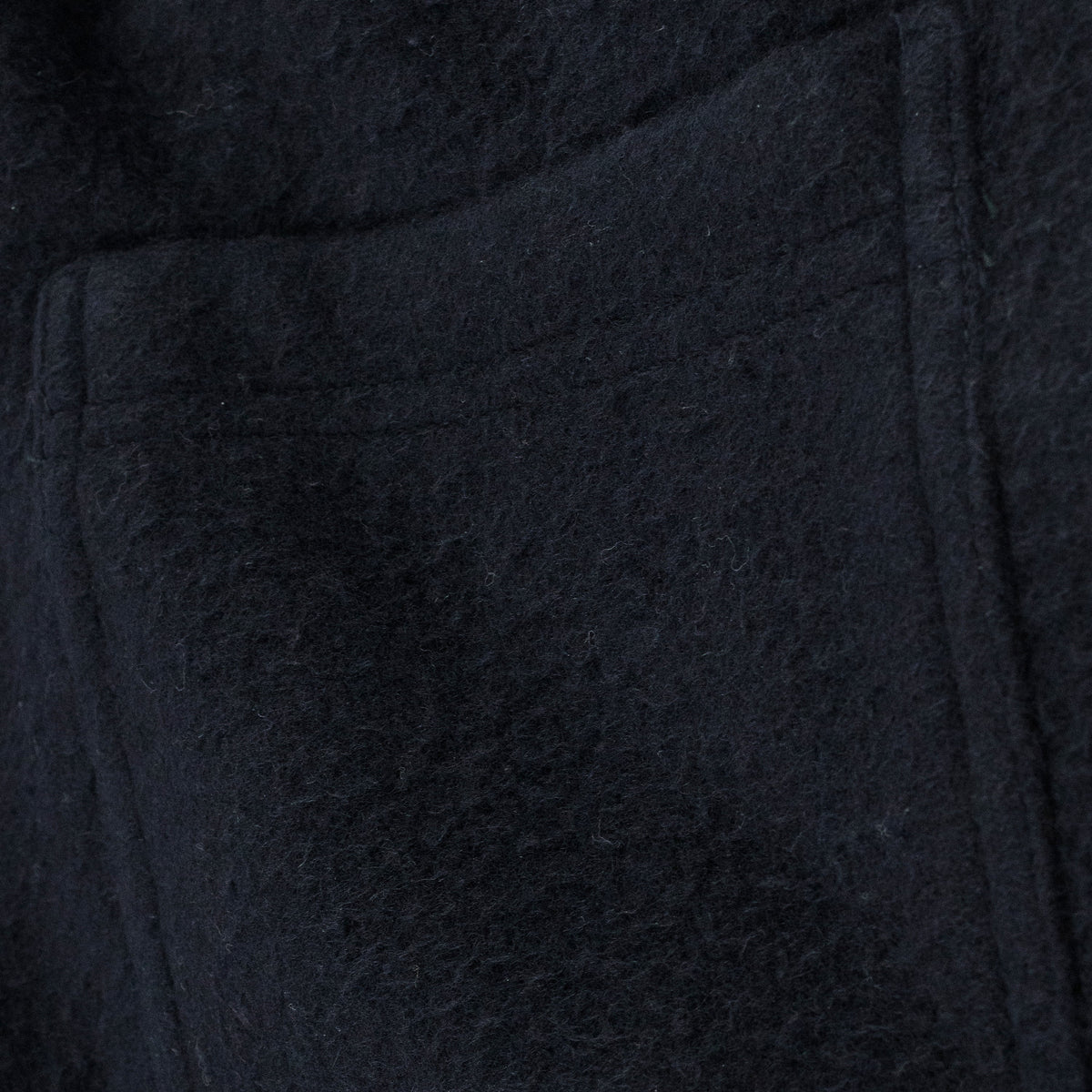 Navy Wool Track Pant