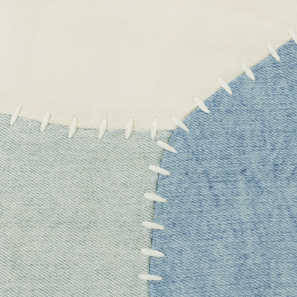 Alabaster Denim Patchwork Skinny Jeans