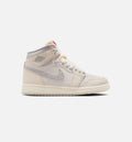 Air Jordan 1 Retro High OG Sail | Grade School Lifestyle Shoe | Sail/Varsity Red/Light Ivory/Coconut Milk/Phantom