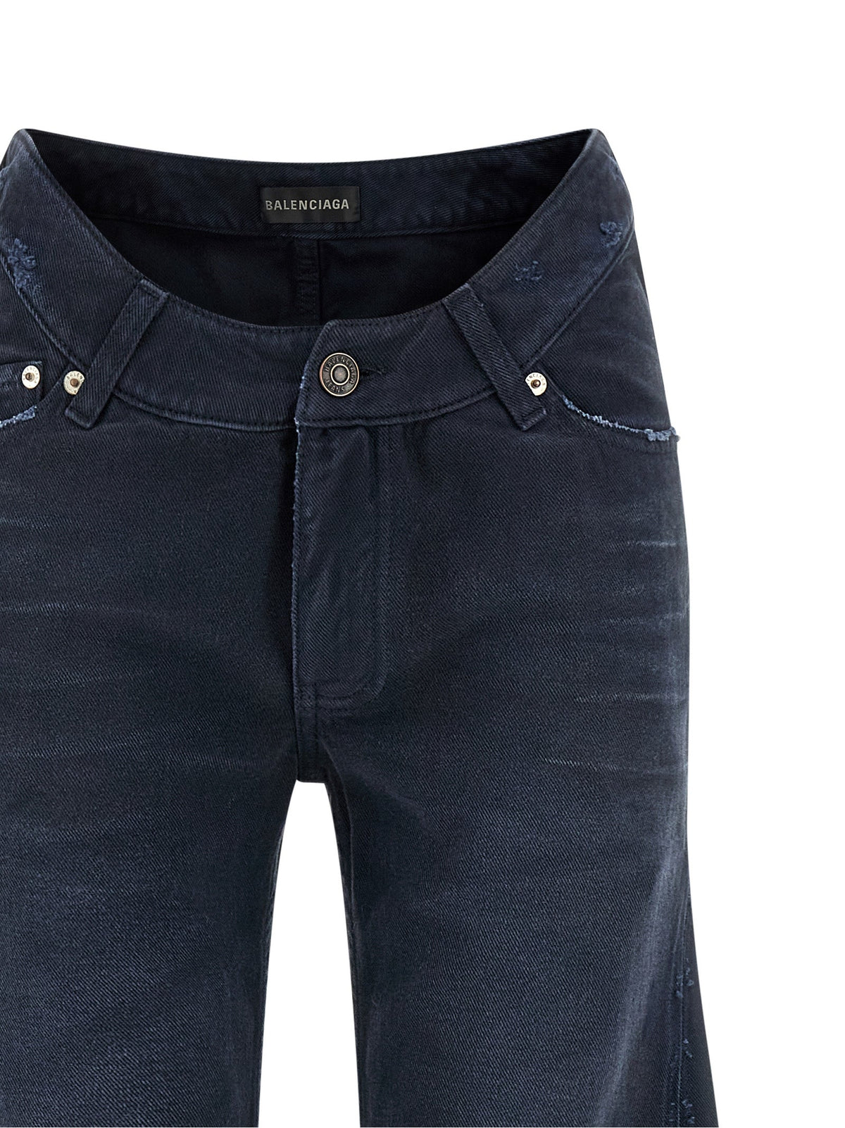 Balenciaga Women Curved Waist Jeans