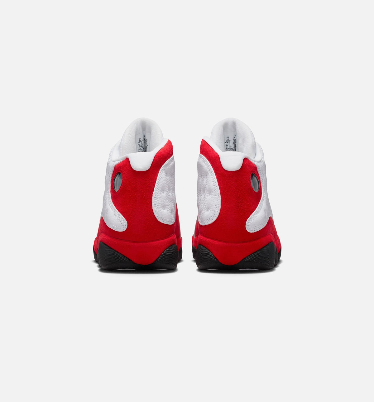 Air Jordan 13 Retro White and University Red Men's Shoes - White/Black/True Red