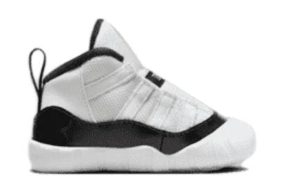 Jordan 11 Crib Bootie "Gratitude" White/Metallic Gold-Black (CI6165 170)