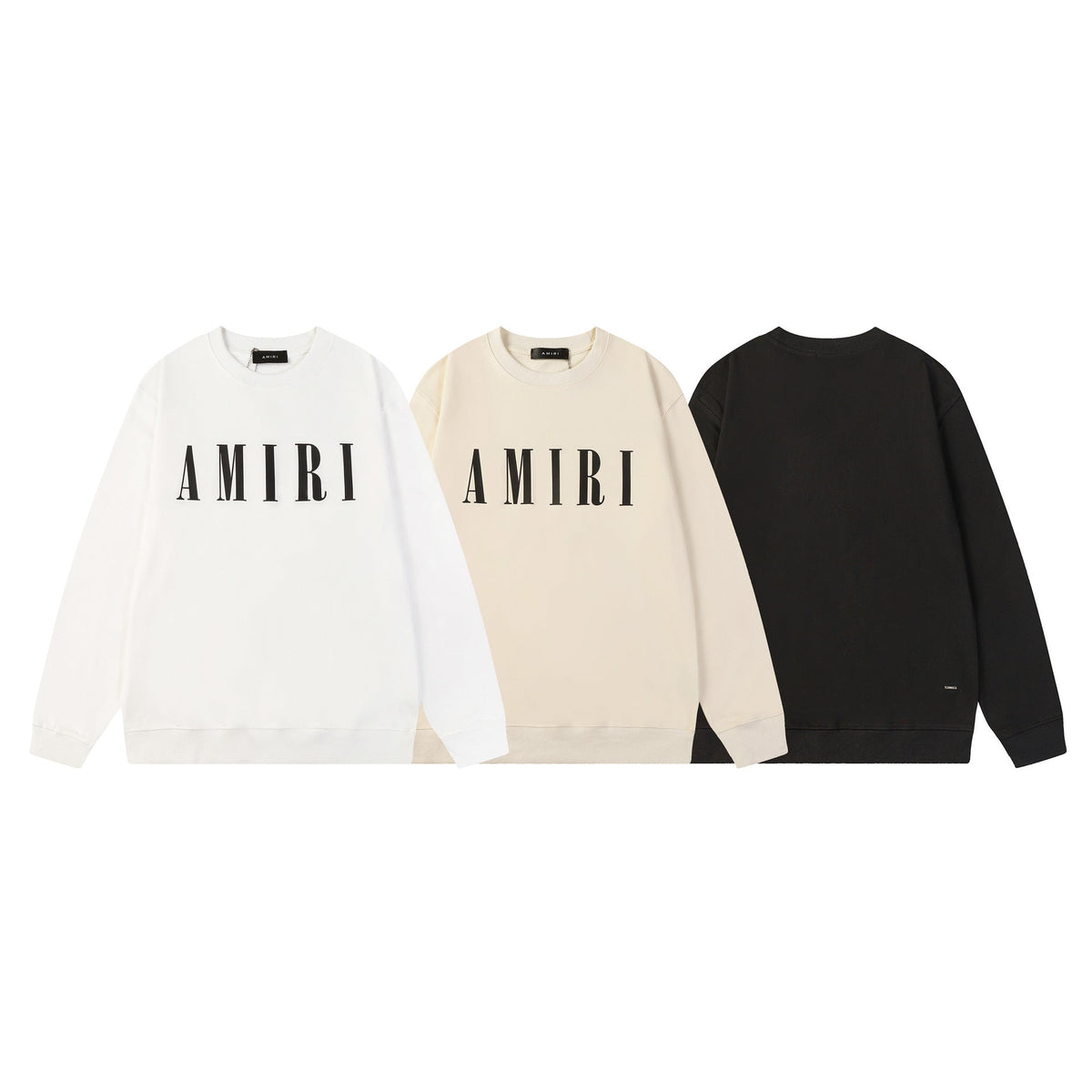 Amiri Logo Letter Dragon Angel Eagle Crewneck Sweatshirt Streetwear
