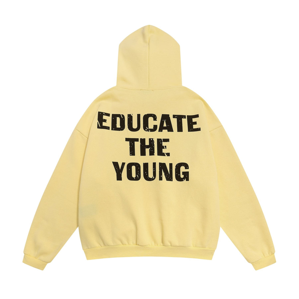 FOG Educate the Young Pale Yellow Hoodie