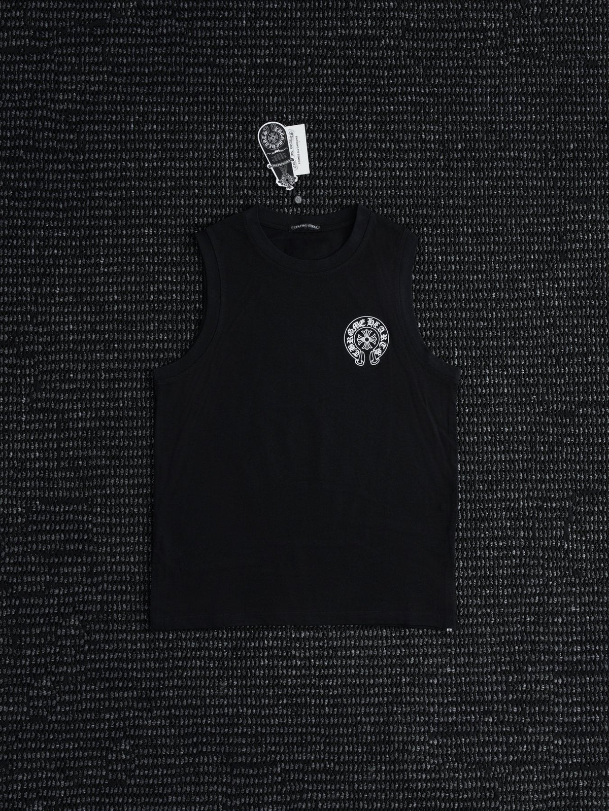 Chrome Hearts Rainbow Horseshoe Graphic Sleeveless T-Shirt