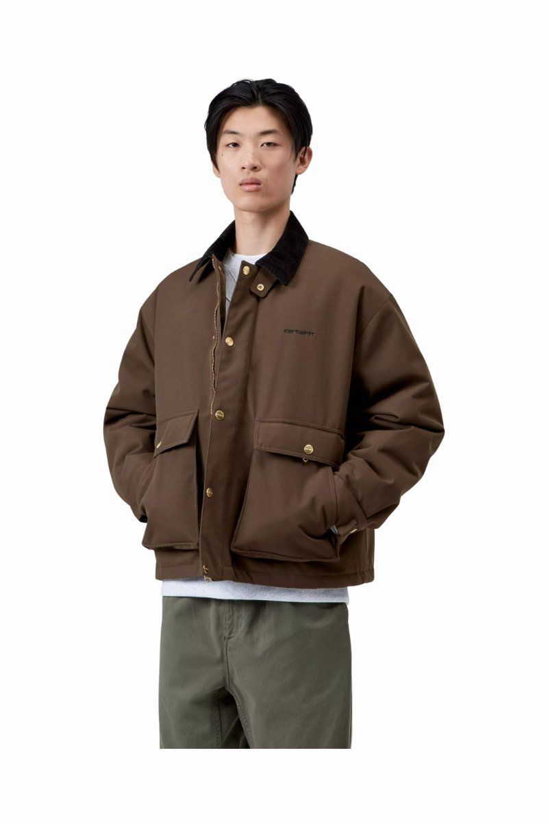 CARHARTT WIP QUENTIN JACKET Tobacco / Black