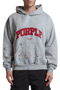 Purple Brand Midweight Fleece Pullover Hoodie